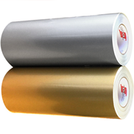 серебристая и золотистая плёнки