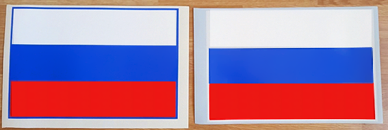 наклейки флаги РФ на лодку